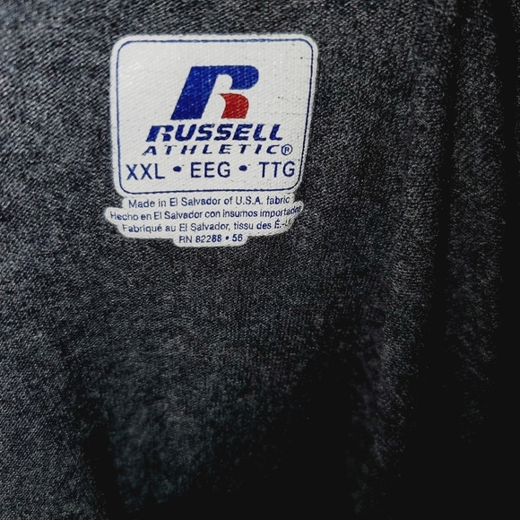 Russell 2XL Waubonsee Community College Long Sleeve Tee Grey 384 - Picture 5 of 5